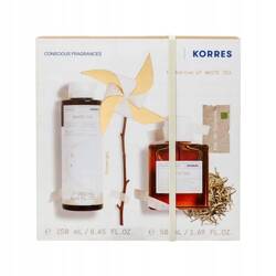 KORRES Conscious Fragrances zestaw żel pod prysznic + edt White Tea 