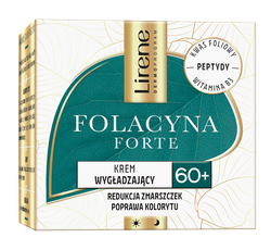 LIRENE Folacyna Forte krem do twarzy 60+ wygładzający Peptydy 50ml 