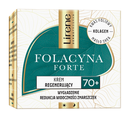 LIRENE Folacyna Forte krem do twarzy 70+ regenerujący Kolagen 50ml 