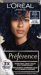 LOREAL Preference Vivid Colors farba do włosów 1.102 Blue Black 
