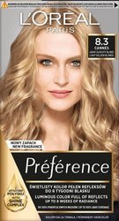 LOREAL Preference farba do włosów 8.3 Jasny Złocisty Blond