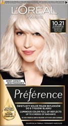 L'OREAL Preference farba do włosów Z2 10.21 Bardzo Bardzo Jasny Perłowy Blond