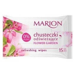 MARION Chusteczki odświeżające Flower Garden 15szt