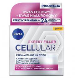 NIVEA Cellular Filler krem dzień SPF15 Hyaluron 50ml