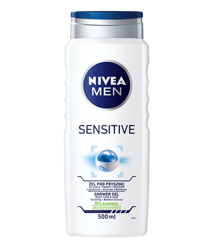 NIVEA Men Sensitive żel pod prysznic 500ml (Termin do 09.04.2022)