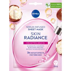 NIVEA Serum Infused Sheet Mask maska do twarzy w płacie Skin Radiance 