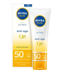 NIVEA Sun UV Face Anti Age Q10 przeciwzmarszkowy krem SPF50 50ml 