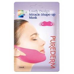 PUREDERM maska modelująca podbródek Lovely Design Miracle Shape-up 10g