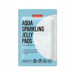 PUREDERM płatki do twarzy mocno nawilżające Aqua Sparkling Jelly Pads 24szt