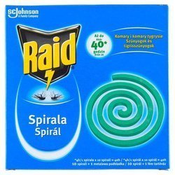 RAID Spirala przeciw komarom 10szt