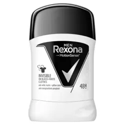 REXONA Men antyperspirant w sztyfcie Invisible Black+White 50ml