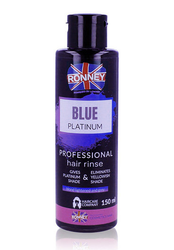 RONNEY Professional płukanka do włosów Blue 150ml