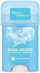 SECRET Natural Unscented deo cream stick 40ml