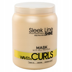 SLEEK LINE Waves&curls maska do włosów 1000ml 