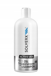 SOLVERX Active Men 2w1 żel i szampon 400ml