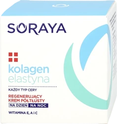 SORAYA  Kolagen Elastyna półtłusty krem regenerujący 50ml