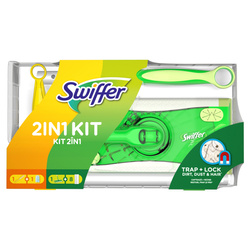 SWIFFER mop zestaw [szmatki suche + miotełka do kurzu] 8szt 