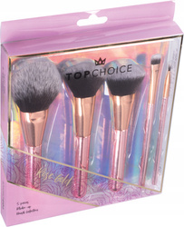 TOP CHOICE Make Up Brush Collection zestaw pędzli 37351 5szt 