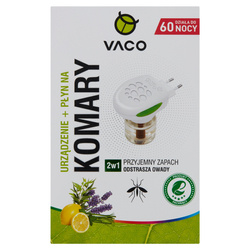 VACO Eco elektrofumigator + płyn na komary, meszki, muszki Citronella 45ml