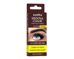 VENITA Henna Color Cream Goji kremowa henna do brwi 3.0 Dark Brown 30g