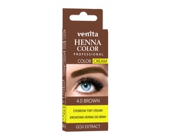 VENITA Henna Color Cream Goji kremowa henna do brwi 4.0 Brown 30g