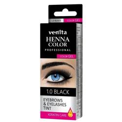 VENITA Henna Color Gel żelowa do brwi i rzęs 1.0 Black 15g