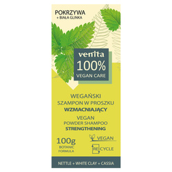 VENITA Wegan szampon w proszku Pokrzywa 100g