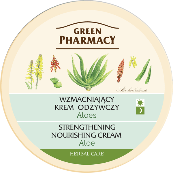 VIS PLANTIS Green Pharmacy Wzmacniający krem Aloes 150ml TERMIN 17-08-2024