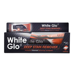 WHITE GLO pasta+szczoteczka Deep Stain Remover 150g