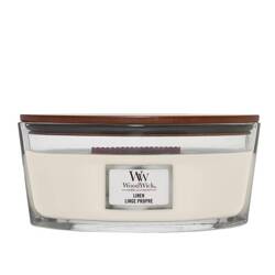 WOODWICK Core Hearthwick świeca w słoiku elipsa Linen 453g 