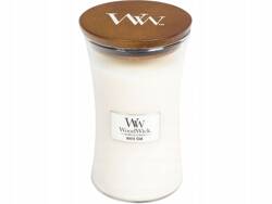 WOODWICK Core świeca w słoiku duża White Teak 609,5g 