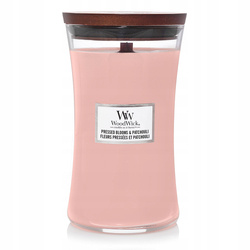 WOODWICK PlusWick duża świeca w słoiku Pressed Blooms & Patchouli 609,5g