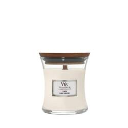 WOODWICK PlusWick mała świeca w słoiku Linen 85g