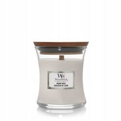 WOODWICK PlusWick mała świeca w słoiku Warm Wool 85g