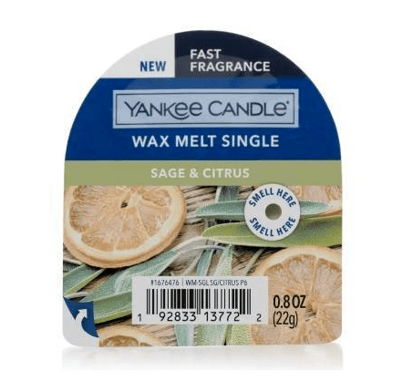 YANKEE CANDLE Classic Wax Sage&Citrus 22g