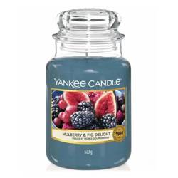 YANKEE CANDLE Large Jar Mulberry & Fig Delight 623g