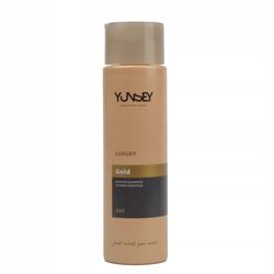 YUNSEI Luxury Gold 24K szampon do włosów odbudowujący z Keratyną 300ml 