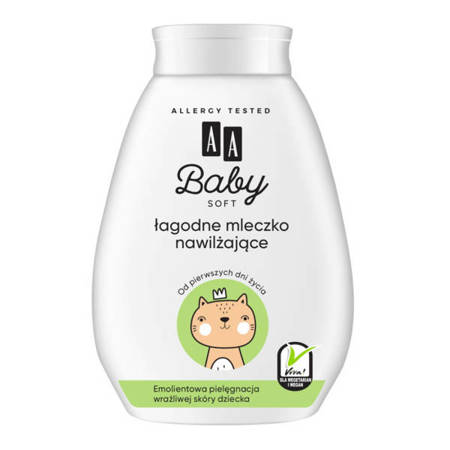 AA Baby Soft łagodne mleczko do ciała 250ml 