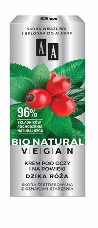 AA Bio Natural Vegan krem pod oczy i na powieki Dzika Róża 15ml