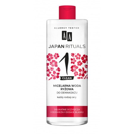 AA Japan Rituals 1 Clean micelarna woda Ryżowa 400ml