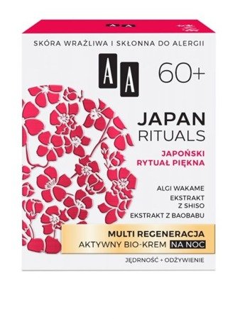 AA Japan Rituals 60+ aktywny bio-krem na noc 50ml