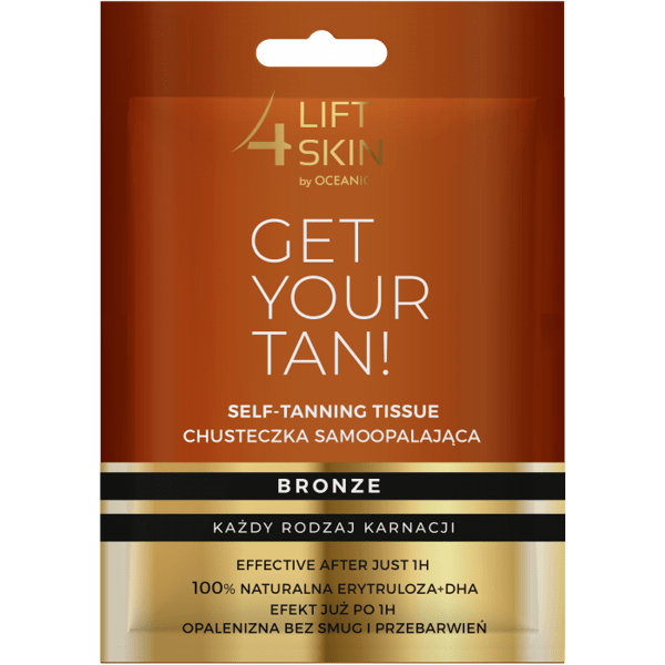 AA Lift4Skin Get Your Tan! Chusteczka samoopalająca 1szt