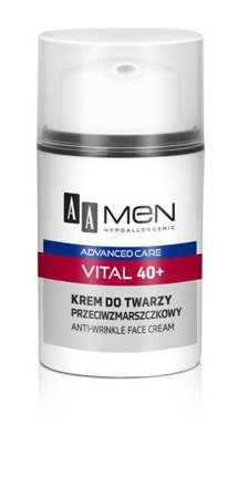 AA Men Advanced Care Vital 40+ krem do twarzy przeciwzmarszczkowy 50ml
