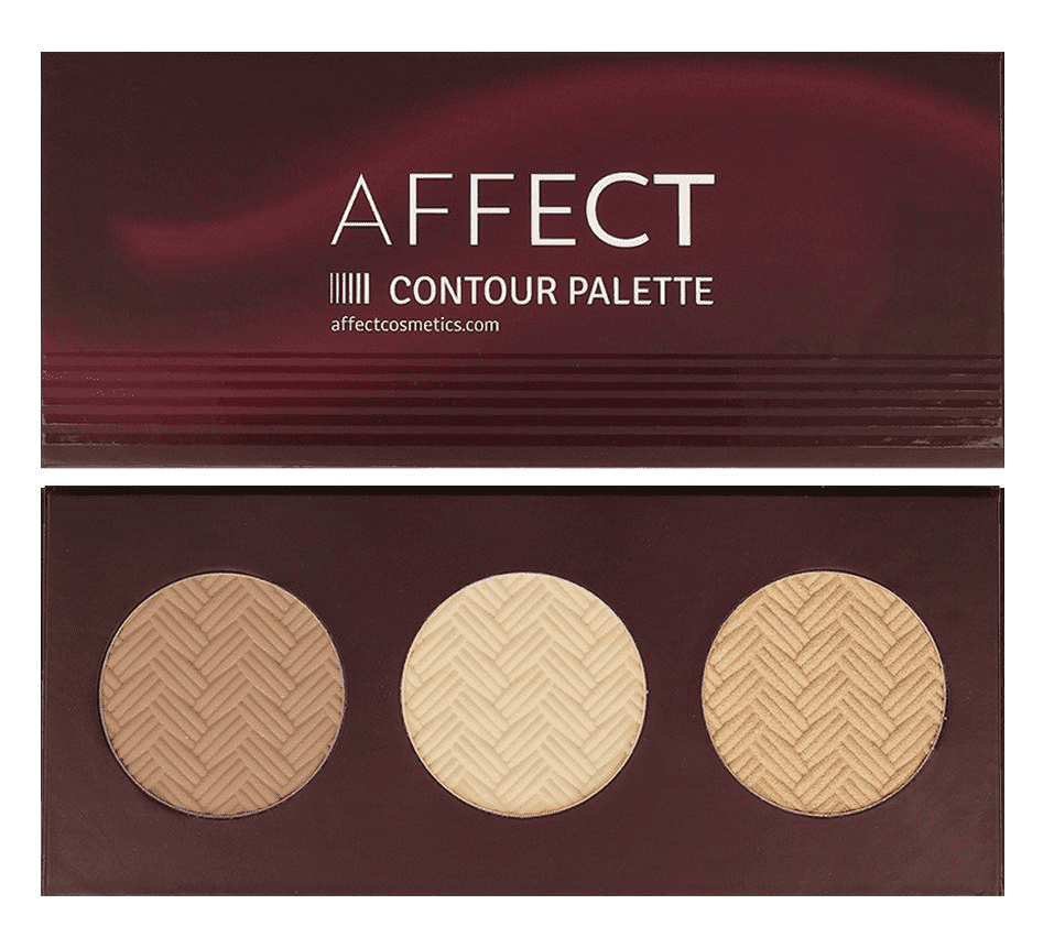 AFFECT Contour Palette paleta do konturowania H-0004 D-0007 G0007 3x6g