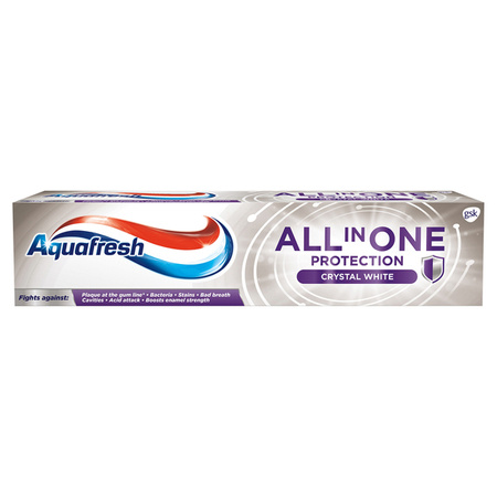 AQUAFRESH All In One pasta do zębów Crystal White 100ml 