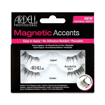 ARDELL Magnetic Accents rzęsy połówki 001 Black Lash