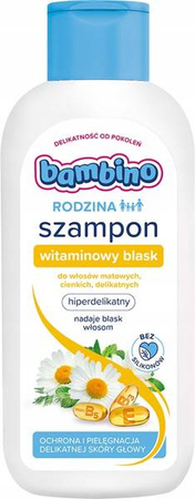 BAMBINO Rodzina szampon do włosów matowych Witaminowy Blask 400ml