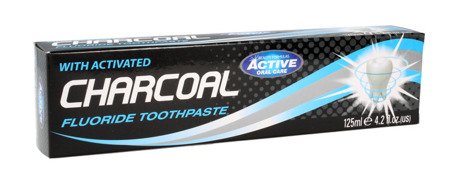 BEAUTY FORMULAS Active Charcoal pasta do zębów z aktywnym Węglem 125ml