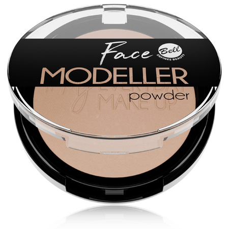 BELL Face Modeller puder modelujący owal twarzy 01 Coffee Time 10g