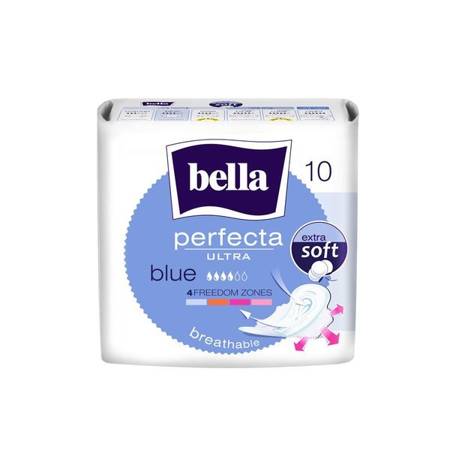 BELLA Perfecta podpaski Ultra Blue 10szt